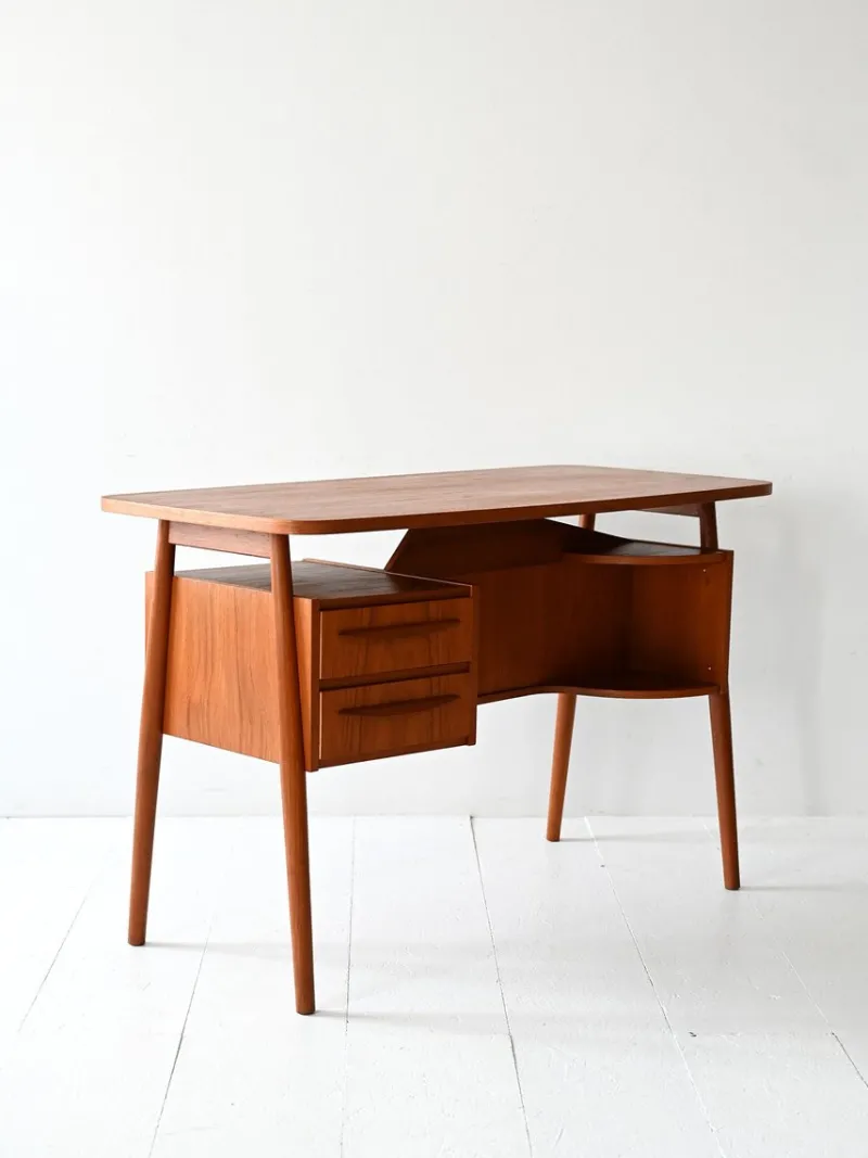 Pamono Danish Desk by Gunnar Nielsen for Tibergaard, 1960s> Desks