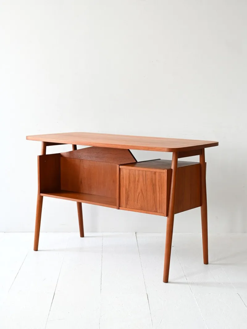 Pamono Danish Desk by Gunnar Nielsen for Tibergaard, 1960s> Desks
