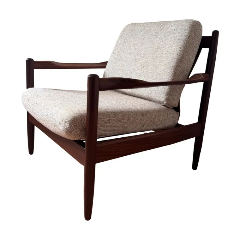 Pamono Danish Easy Chairs and Sofa in Rosewood by Grete Jalk for France & Son 1960s, Set of 3> Living Room Sets