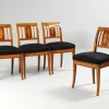 Best Pamono Danish Empire Chairs, 1820s, Set of 4