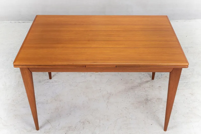 Discount Pamono Danish Extendable Teak No. 254 Dining Table by Niels Otto Møller for J.L. Møllers, 1960s
