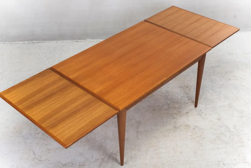 Discount Pamono Danish Extendable Teak No. 254 Dining Table by Niels Otto Møller for J.L. Møllers, 1960s