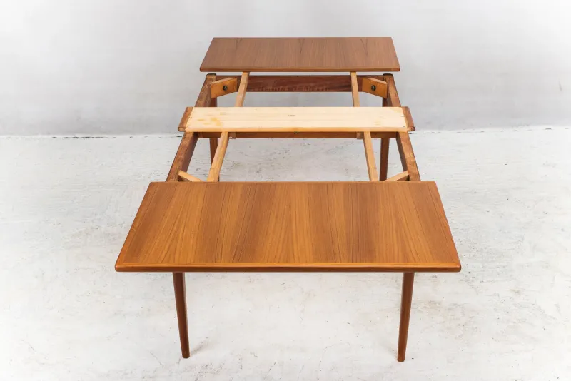 Discount Pamono Danish Extendable Teak No. 254 Dining Table by Niels Otto Møller for J.L. Møllers, 1960s