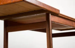 Pamono Danish Extendable Two-Tier Teak Serving Trolley by Kurt Ostervig for Jason Mobler, 1960><noscript><img width=