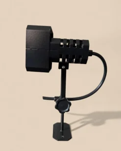 Pamono Danish Flipper Wall Sconces in Black, 1970s, Set of 2><noscript><img width=