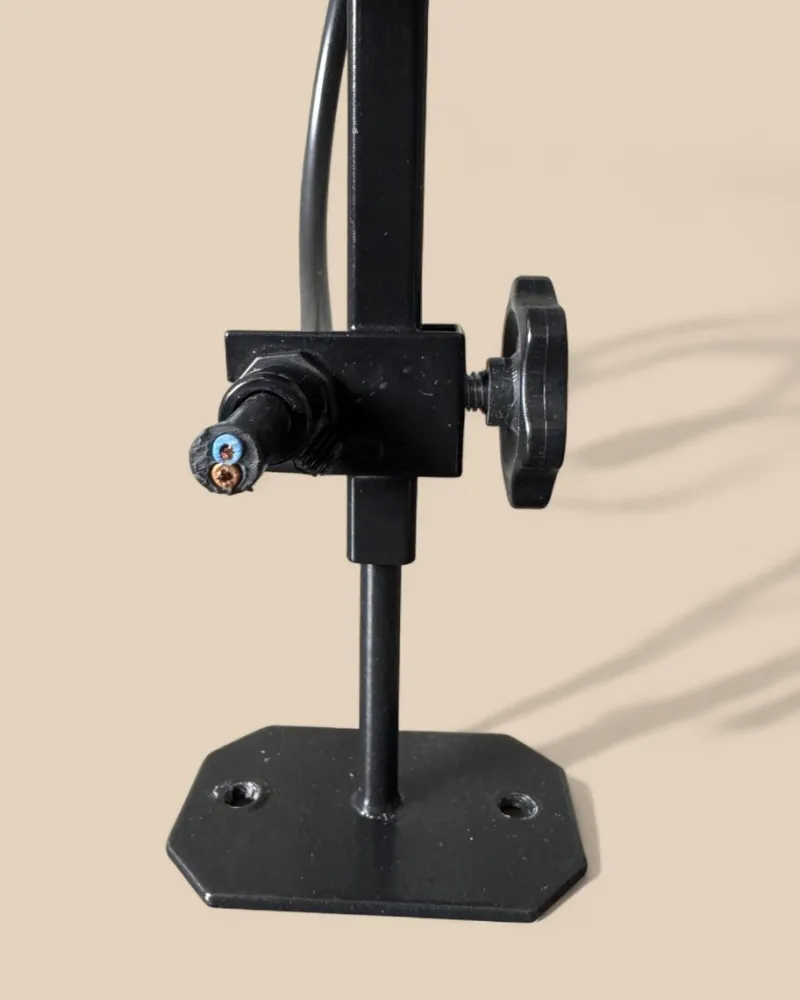 Pamono Danish Flipper Wall Sconces in Black, 1970s, Set of 2> Wall Lights & Sconces
