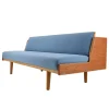 Pamono Danish GE 258 Sofa Bed by Hans Wegner for Getama, 1960s> Couches & Sofas