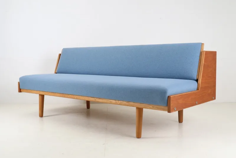 Pamono Danish GE 258 Sofa Bed by Hans Wegner for Getama, 1960s> Couches & Sofas