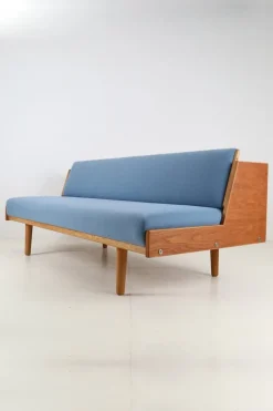 Pamono Danish GE 258 Sofa Bed by Hans Wegner for Getama, 1960s><noscript><img width=