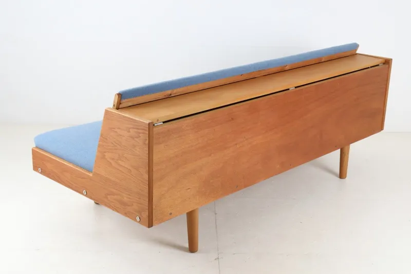 Pamono Danish GE 258 Sofa Bed by Hans Wegner for Getama, 1960s> Couches & Sofas