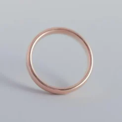 Pamono Danish Goldsmith 14-Karat Gold Alliance Ring, 1960s><noscript><img width=