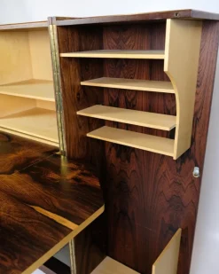 Best Pamono Danish Hideaway Desk Secretary in Rosewood, 1960s