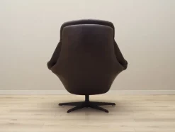 Pamono Danish Leather Swivel Armchair by H.W. Klein for Bramin, 1960s><noscript><img width=
