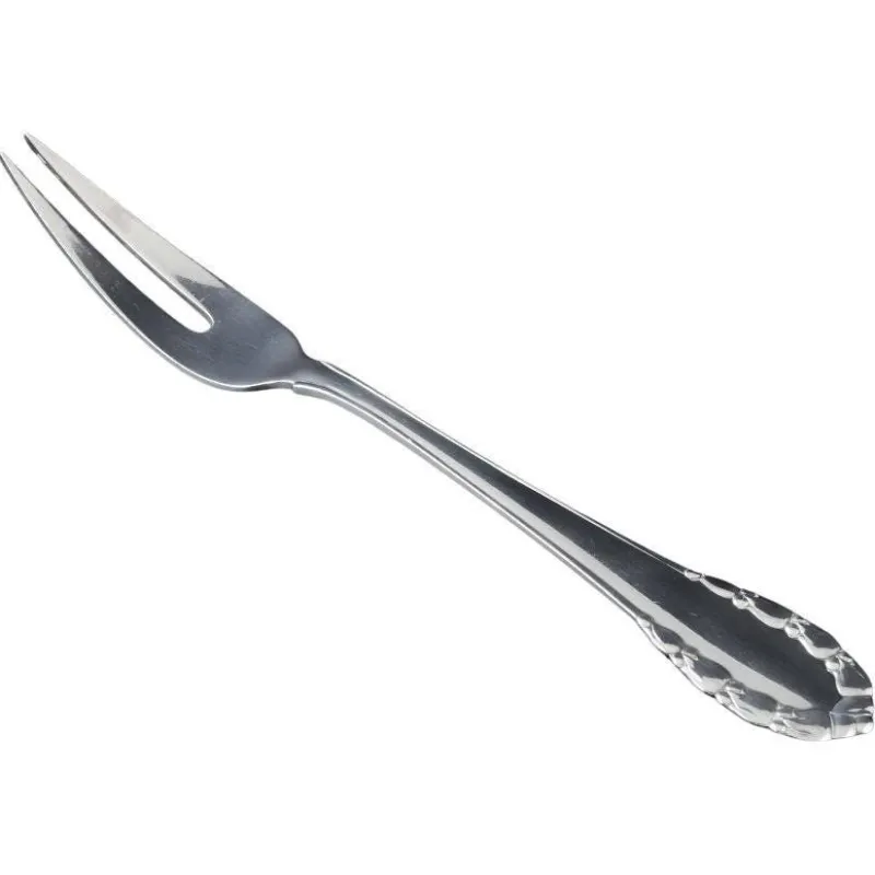 Pamono Danish Lily of the Valley Meat Fork in Sterling Silver from Georg Jensen> Cutlery & Serving Utensils