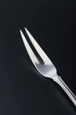 Pamono Danish Lily of the Valley Meat Fork in Sterling Silver from Georg Jensen><noscript><img width=