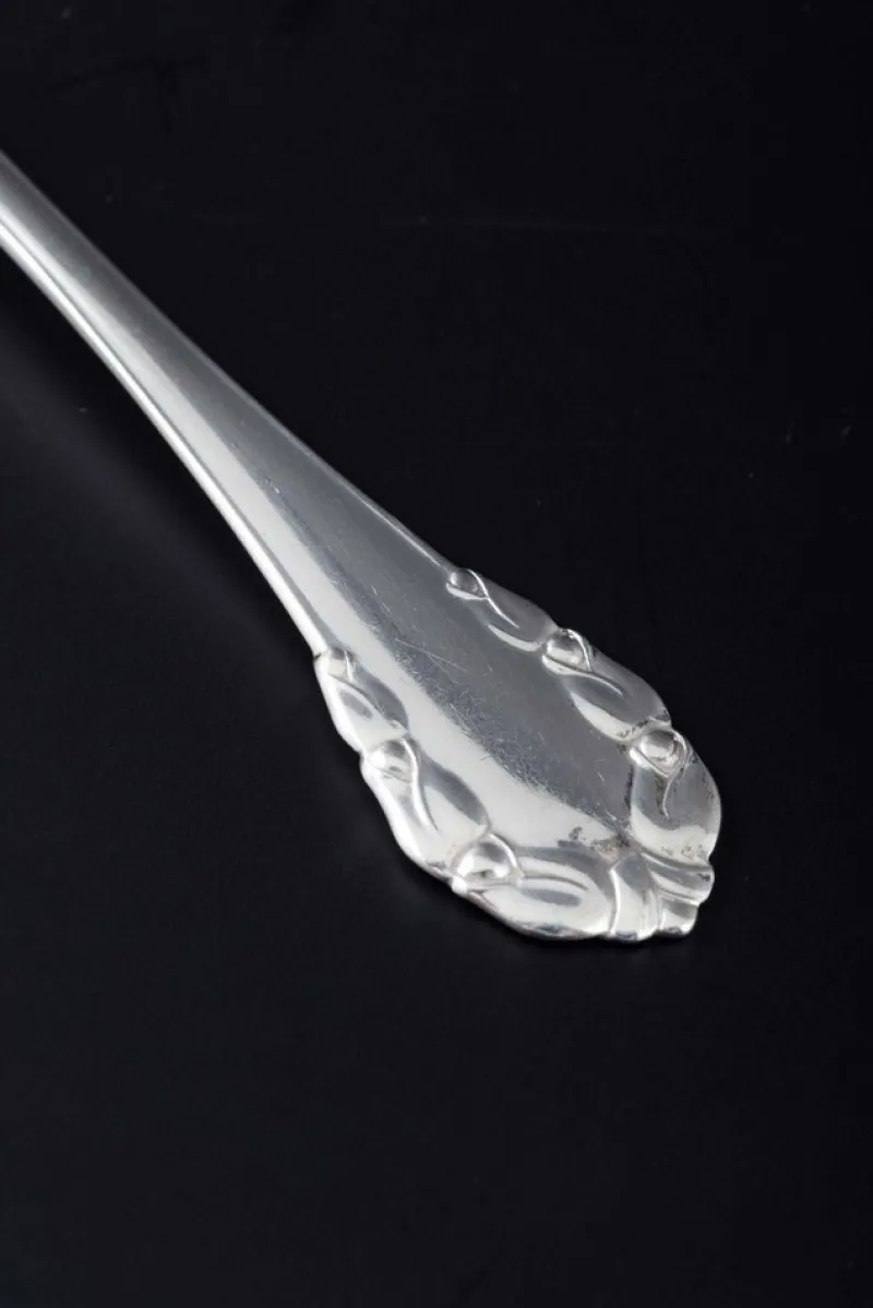 Clearance Pamono Danish Lily of the Valley Tart Server in Silver from Georg Jensen, 1890s