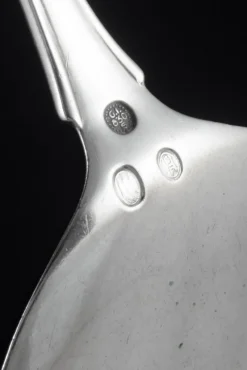 Clearance Pamono Danish Lily of the Valley Tart Server in Silver from Georg Jensen, 1890s
