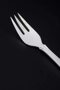Pamono Danish Lily of the Valley Fish Fork in Sterling Silver from Georg Jensen, 1950s><noscript><img width=
