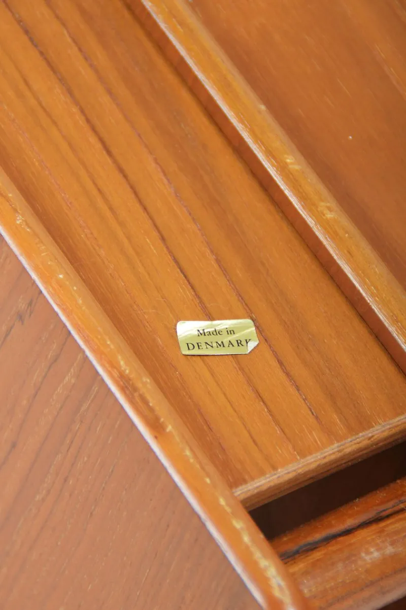 Pamono Danish Magazine Holder in Teak, 1970s> Magazine Racks