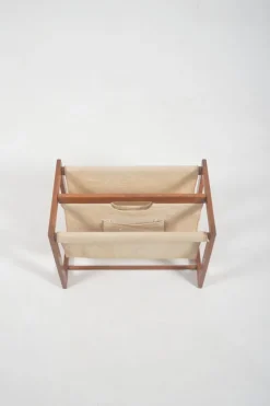 Pamono Danish Magazine Holder Model 701 by Aksel Kjersgaard, 1960s> Magazine Racks