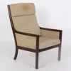 Hot Pamono Danish Mahogany Armchair by Ole Wanscher for Poul Jeppesens Møbelfabrik, 1960s
