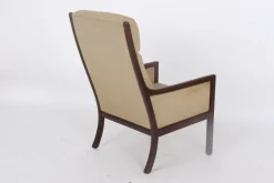 Hot Pamono Danish Mahogany Armchair by Ole Wanscher for Poul Jeppesens Møbelfabrik, 1960s