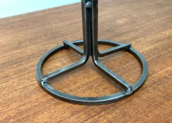 Sale Pamono Danish Metal and Glass Candleholder, 1960s
