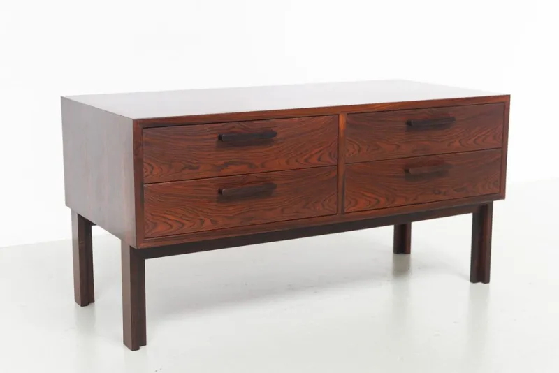 Discount Pamono Danish Mid-Century Rosewood Chest of Drawers by Kai Kristiansen for FM, Denmark, 1960s