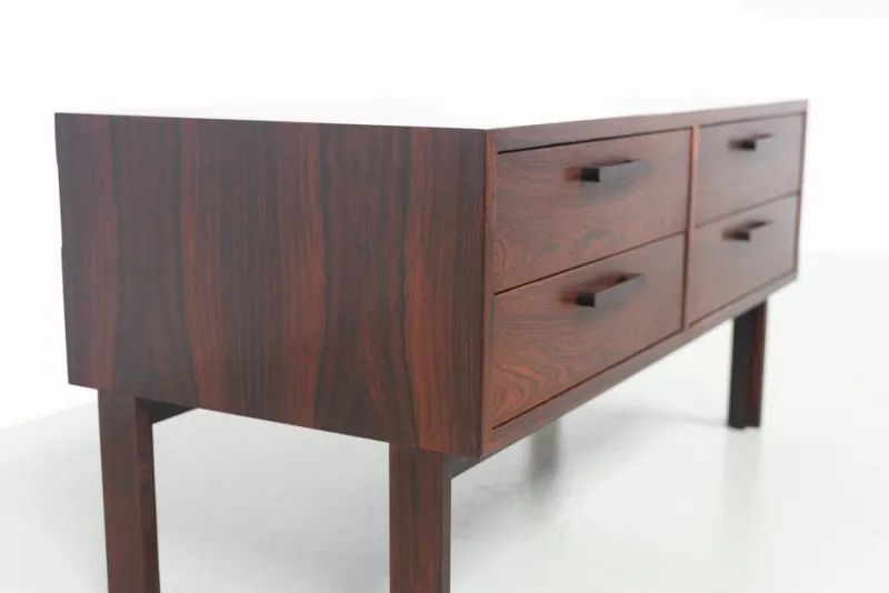 Discount Pamono Danish Mid-Century Rosewood Chest of Drawers by Kai Kristiansen for FM, Denmark, 1960s