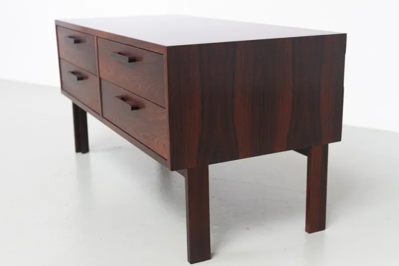 Discount Pamono Danish Mid-Century Rosewood Chest of Drawers by Kai Kristiansen for FM, Denmark, 1960s