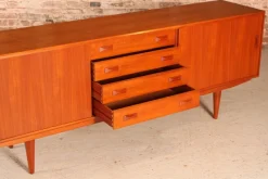 Clearance Pamono Danish Mid-Century Teak Sideboard from Clausen& Son, 1960s