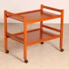 Outlet Pamono Danish Mid-Century 2-Tier Teak Trolley on Casters, 1970s