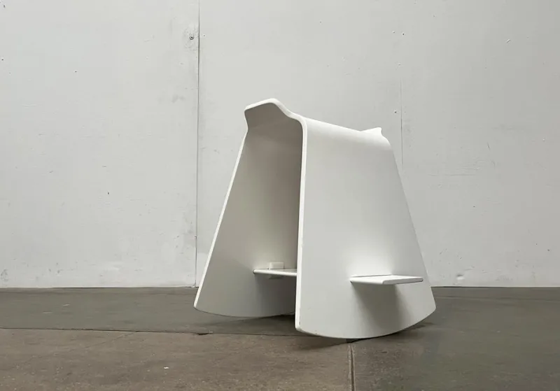 Pamono Danish Minimalist Rocking Stool by Michael C. Poulsen> Rocking Chairs
