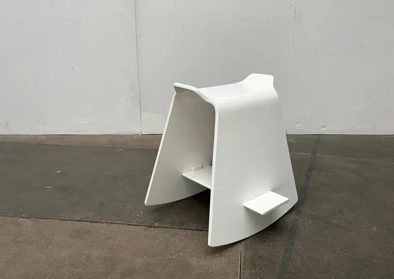 Pamono Danish Minimalist Rocking Stool by Michael C. Poulsen> Rocking Chairs