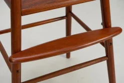 Pamono Danish Model 115 Childrens High Chair in Teak attributed to Nanna Ditzel for Kolds Savvaerk, 1960s
