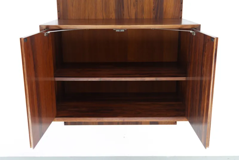 Pamono Danish Modern 1-Bay Walnut Modular Wall Unit by Poul Cadovius for Cado, 1960s