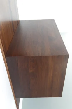 Pamono Danish Modern 1-Bay Walnut Modular Wall Unit by Poul Cadovius for Cado, 1960s
