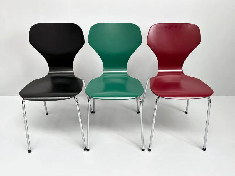 Pamono Danish Modern Chairs from Phoenix, Denmark, 1990s, Set of 3> Side Chairs & Dining Chairs