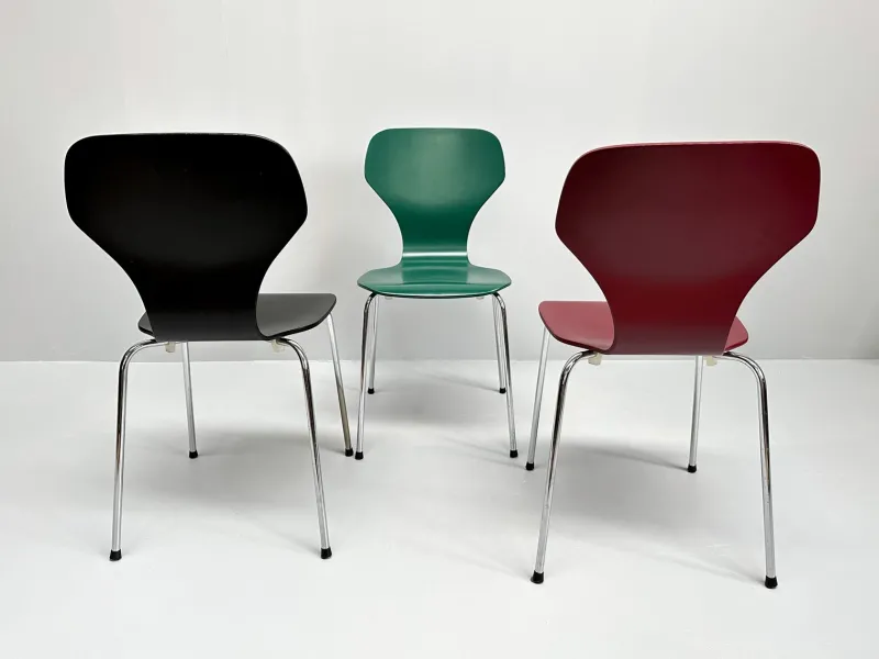Pamono Danish Modern Chairs from Phoenix, Denmark, 1990s, Set of 3> Side Chairs & Dining Chairs
