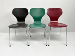 Pamono Danish Modern Chairs from Phoenix, Denmark, 1990s, Set of 3><noscript><img width=