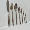 Pamono Danish Modern Silver-Plated Capri Cutlery for 12 by Kr. J. Andersen, 1960s, Set of 89