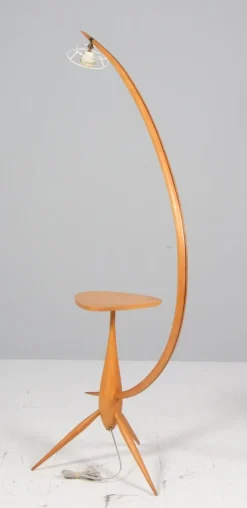 Pamono Danish Modern Tripod Bridge Floor Lamp by Severin Hansen, 1950s><noscript><img width=