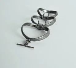 Pamono Danish Modernist Pewter Bracelet, 1970s> Bracelets