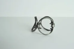 Pamono Danish Modernist Pewter Bracelet, 1970s><noscript><img width=