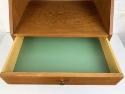 Pamono Danish Nightstand with Shelf and Drawer in Teak, 1960s><noscript><img width=