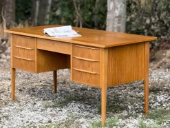 Pamono Danish Oak Desk, 1960s> Desks