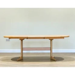 Pamono Danish Oak Dining Table by Laurits M Larsen, 1960s> Dining Tables & Sets