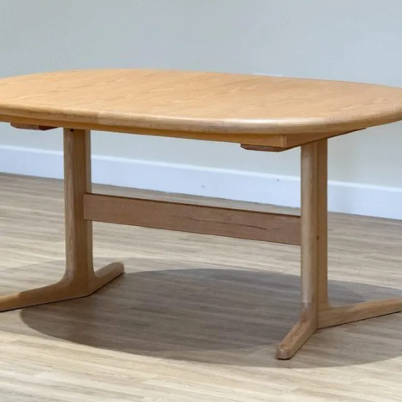 Pamono Danish Oak Dining Table by Laurits M Larsen, 1960s> Dining Tables & Sets