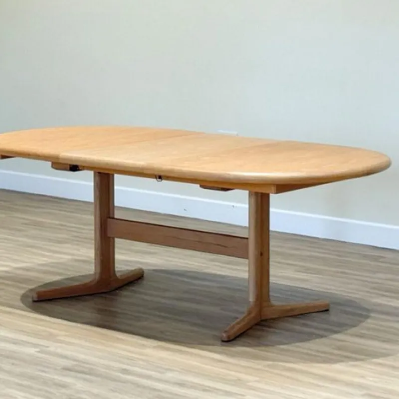 Pamono Danish Oak Dining Table by Laurits M Larsen, 1960s> Dining Tables & Sets
