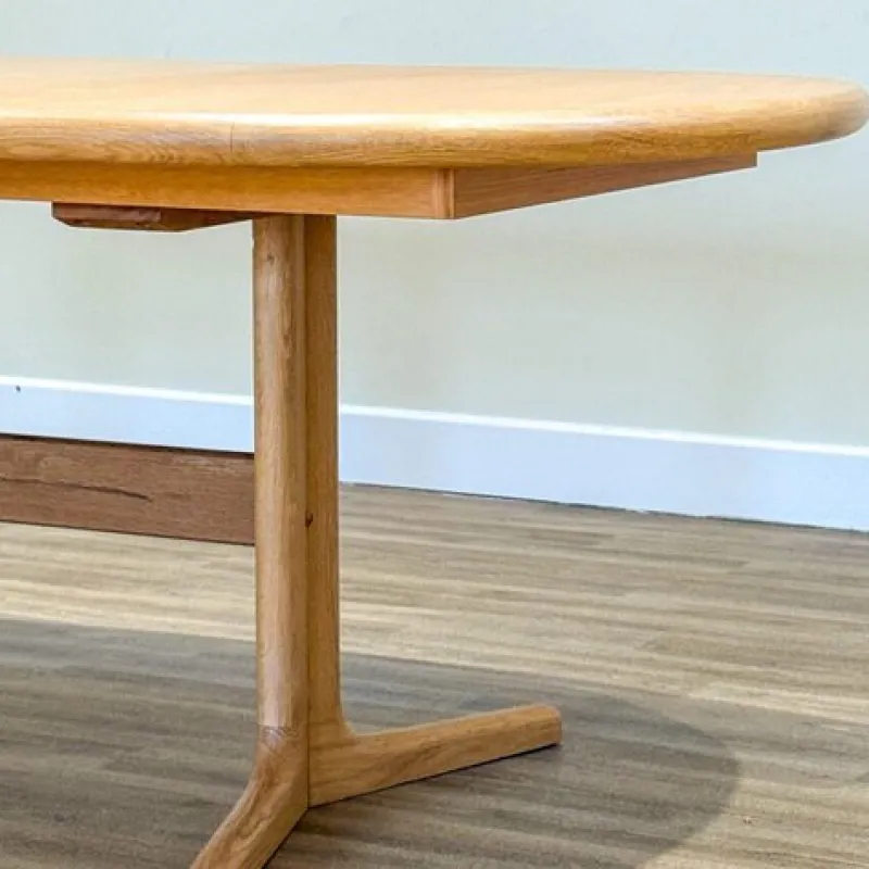 Pamono Danish Oak Dining Table by Laurits M Larsen, 1960s> Dining Tables & Sets
